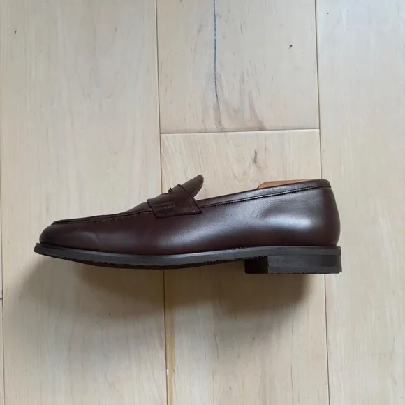 Jack Erwin | Carmine Penny Loafer (Brown Full Grain) - Picture 1 of 5